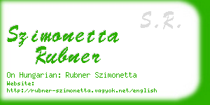 szimonetta rubner business card